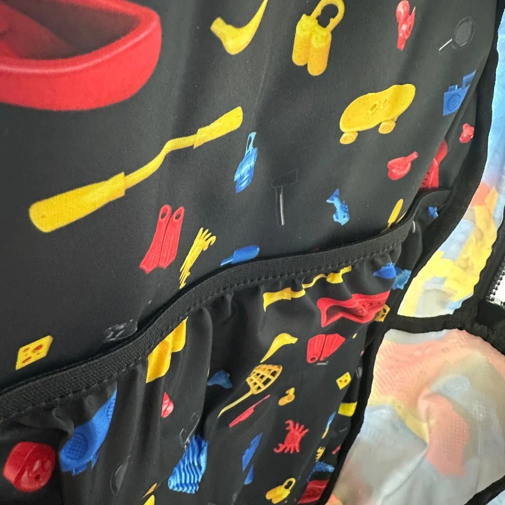 Herschel Supply Co LEGO Collection Backpack‎ Blue Red Yellow Brick Print